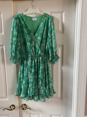 Sienna Sky Green spring party dress